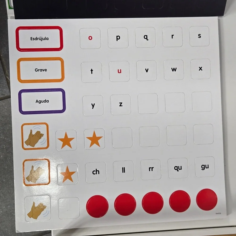 Benchmark Education Pizarra y Letra Magneticas Set 2 Spanish Literacy Kit Y63427